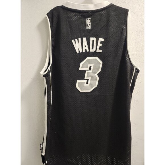 Vintage Y2K Reebok NBA Miami Heat Dwayne Wade #3 Jersey Youth XL 18-20 S - Picture 3 of 10